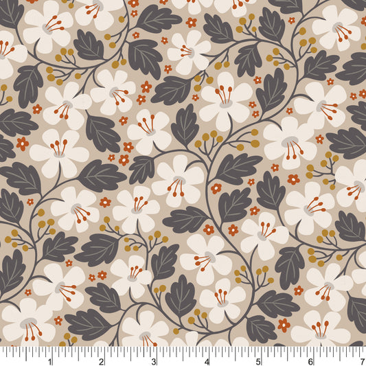 PH0745 Tangled Flowers Cream