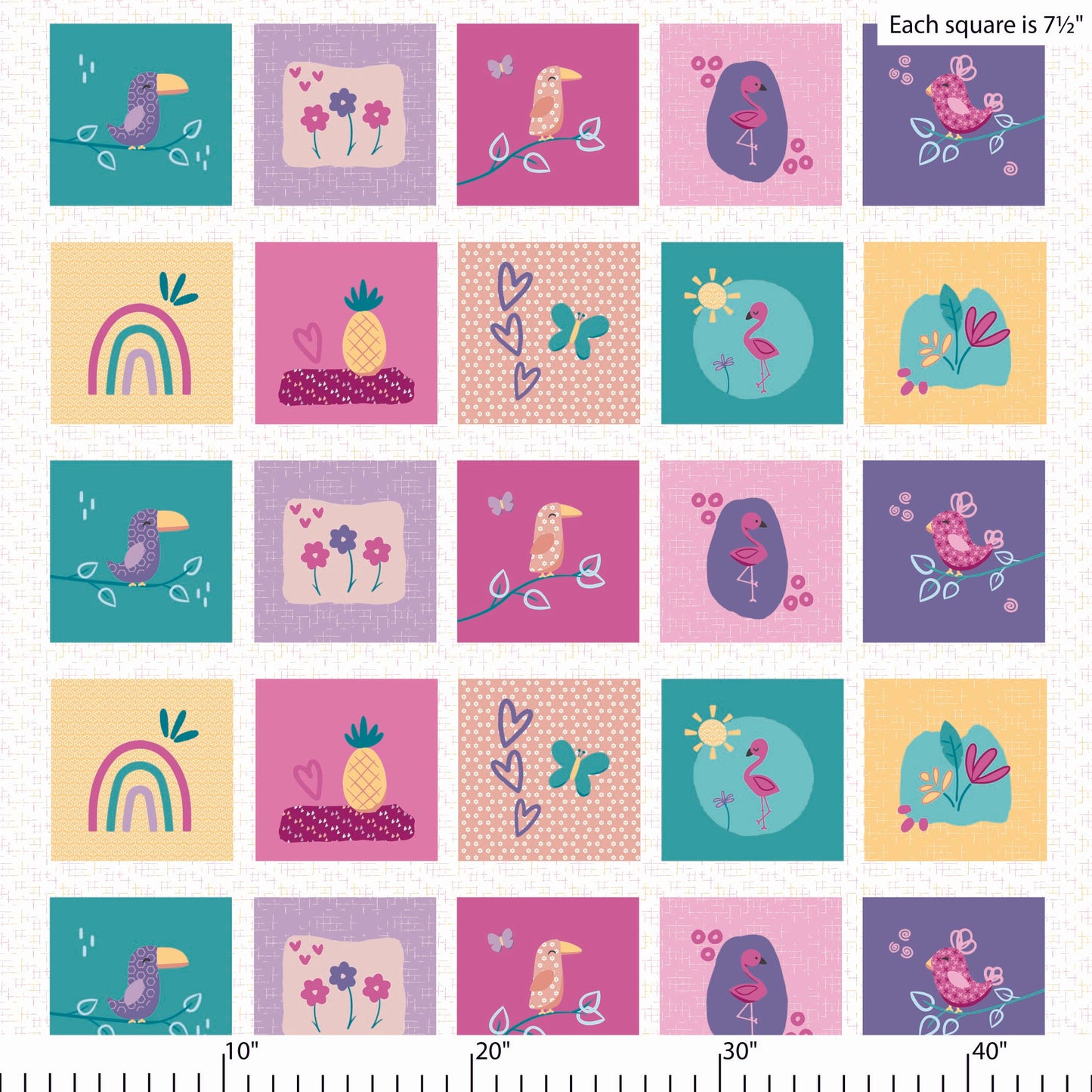 PH0728 Toucan Jungle Panel 36" x 44"